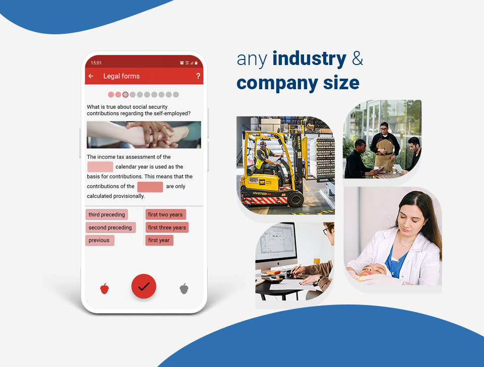 screenshot of eSquirrel for business